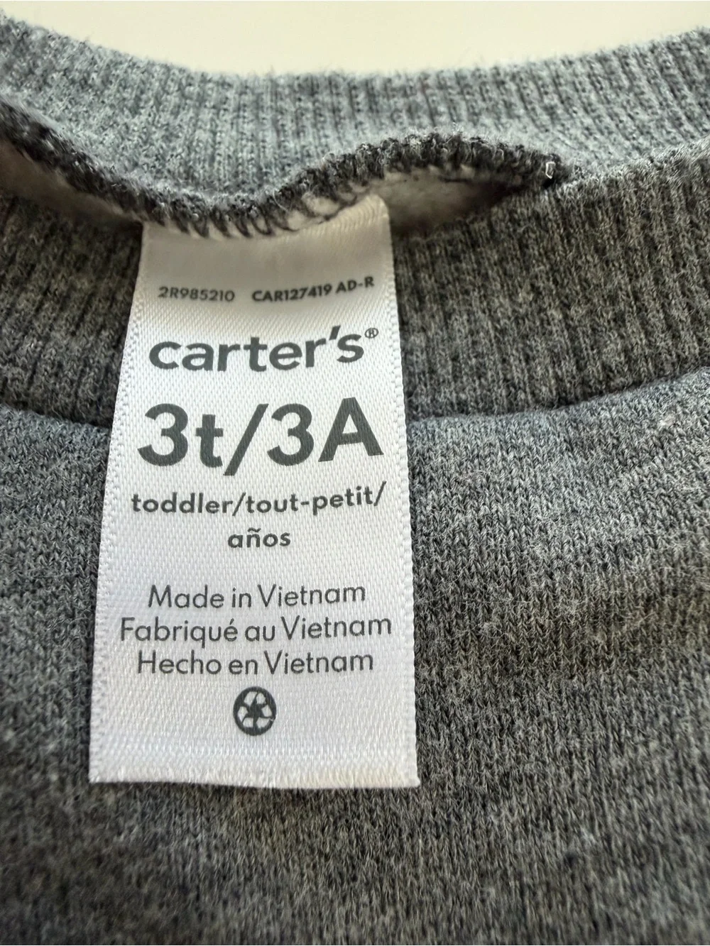 Carter's Gray Butterflies Two-Piece Matching Set